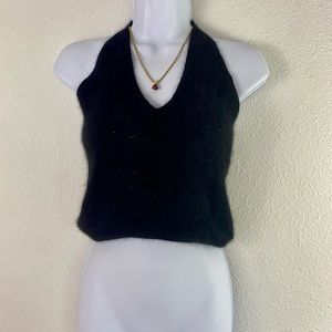 Ralph Lauren vintage angora halter top